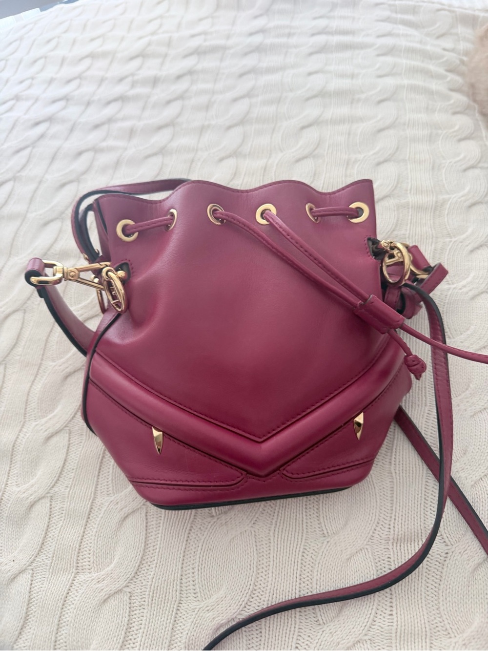 Fendi Mini Mon Tresor Monster Bucket Bag